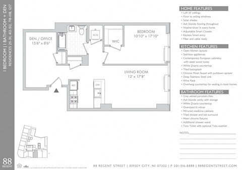 88 Regent Street Studio-2 Beds Apartment for Rent - Photo Gallery 43
